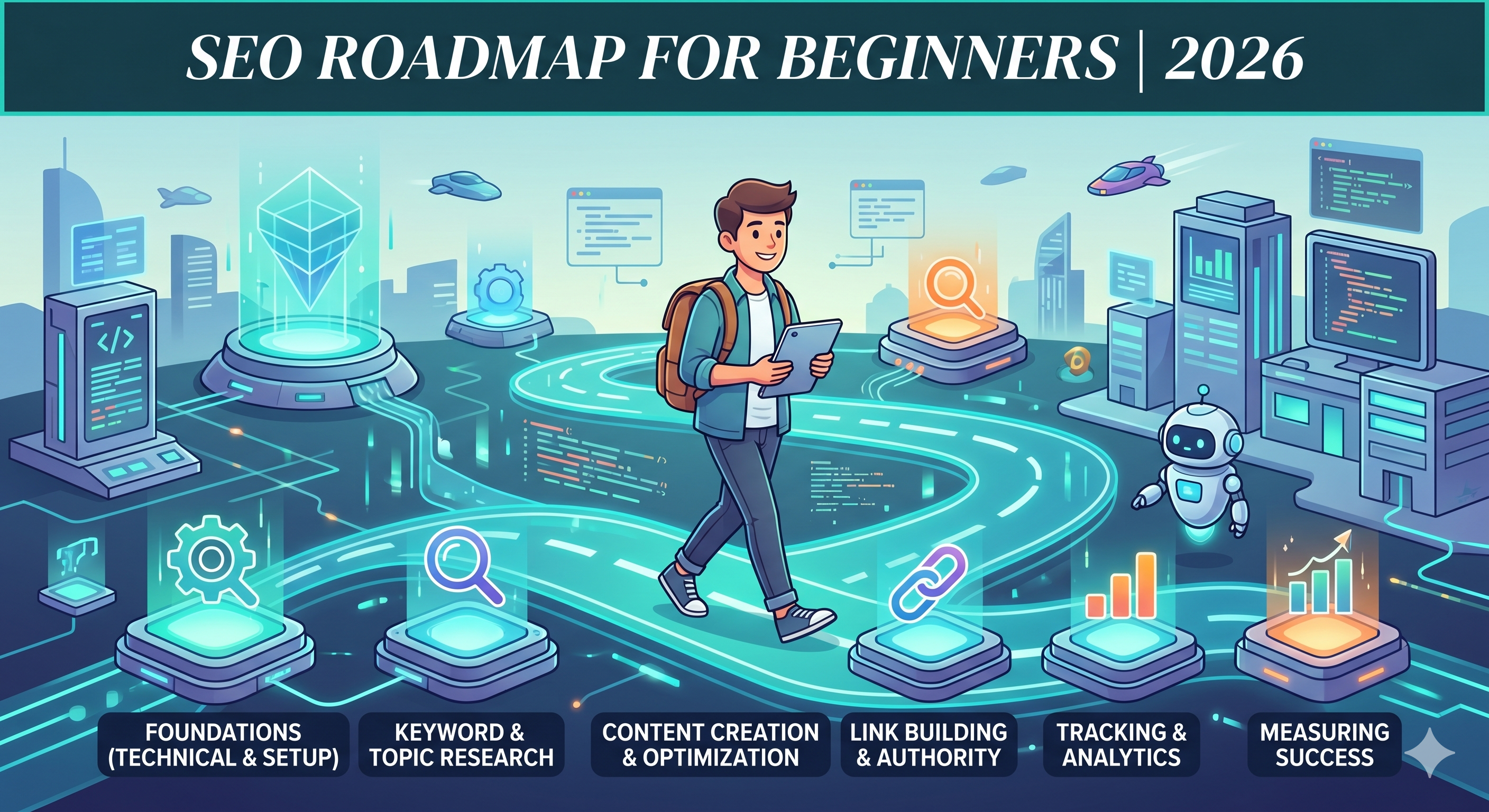 SEO Roadmap for Beginners in 2026: From Zero to First Results in 90 Days
